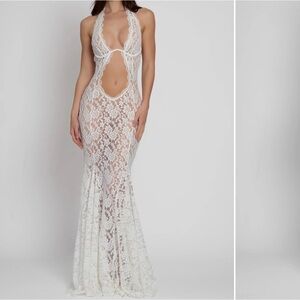 Leau: Saltair Lace Maxi Dress